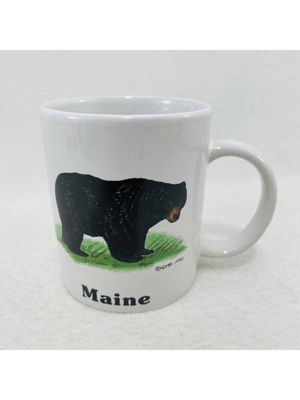 Vintage Gms Maine Black Bear Mug Mascot Animal Souvenir USA State Travel America